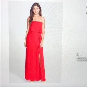 BCBG Maxazria Felicity Georgette Popover Gown